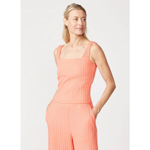 STATESIDE Siro Rib Cropped Top Size Large